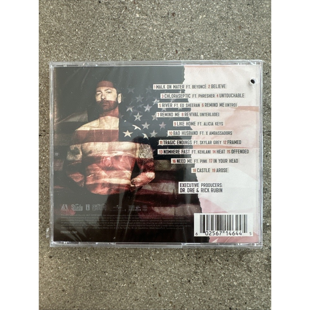 EMINEM REVIVAL CD ALBUM New Sealed‎ *Case Flaw* Import** - Picture 2 of 5